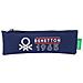 Astuccio Scuola Benetton Varsity Grigio Blu Marino 20 X 6 X 1 Cm - Foto miniatura 1