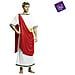 Costume Per Adulti 4 Pezzi Imperatore Romano - Foto miniatura 1