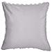 Set Di 2 Cuscini Purslane Finta Pelliccia 43 X 43 Cm Grigio Chiaro Trama Geometrica - Foto miniatura 2