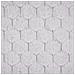 Set Di 2 Cuscini Purslane Finta Pelliccia 43 X 43 Cm Grigio Chiaro Trama Geometrica - Foto miniatura 3