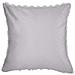 Set Di 2 Cuscini Purslane Finta Pelliccia 43 X 43 Cm Grigio Chiaro Trama Geometrica - Foto miniatura 12
