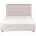 Letto Contenitore Tessuto Lorient 140 X 200 Cm Beige - Foto miniatura 7