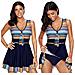 Costume Da Bagno Per Donna Pethuel Costume Intero Yy-0512-146 Blu - Foto miniatura 1