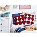 Set Di 2 Cuscini Mingora Cotone 45 X 45 Cm Rosso Trama A Cuore - Foto miniatura 8