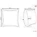Set Di 2 Cuscini Mingora Cotone 45 X 45 Cm Rosso Trama A Cuore - Foto miniatura 13