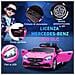 Macchina Elettrica Per Bambini 3-6 Anni Con Luci Led, Effetti Sonori E Telecomando, 107x62.5x44 Cm, Rosa - Foto miniatura 6