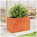 Fioriera Giardino Marrone Cera 70x40x45,5cm Legno Massello Pino - Foto miniatura 3