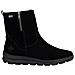 Black Casual Closed Ladies Mid Height Boots Stivaletti Pelle Scamosciata /nabuk Scarpe Donna Nero Eu 37, Z0053-00 - Foto miniatura 3
