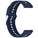 Cinturino Colorato 22mm Per Orologio Suunto Race S Blue + Grey - Foto miniatura 3