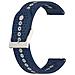 Cinturino Colorato 22mm Per Orologio Suunto Race S Blue + Grey - Foto miniatura 4