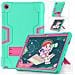 Custodia Verde Con Supporto Per Samsung Galaxy Tab A8 10,5"" - Stile E Protezione! - Foto miniatura 2