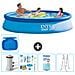 Piscina Fuori Terra - In Giro - 366x76 Cm - Blu - Include Accessori Coordinati A1024 - Foto miniatura 1