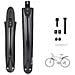 Parafango Per Bicicletta In Pp Nero Elegante Per Mountain Bike - Foto miniatura 5