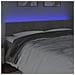 Testiera a LED Grigio Chiaro 160x5x78/88 cm in Velluto - Foto miniatura 3