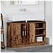Mobiletto per Lavabo Legno Invecchiato 90x29x55 cm Legno Ingegnerizzato - Foto miniatura 4