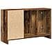 Mobiletto per Lavabo Legno Invecchiato 90x29x55 cm Legno Ingegnerizzato - Foto miniatura 8