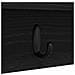Appendiabiti a muro Rovere nero 100 x 10.5 x 18 cm - Foto miniatura 8