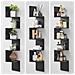 Libreria angolare, 5 ripiani, nera, stile loft LBC072B01 - Foto miniatura 5