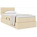 Letto con contenitore e materasso Crema 90 x 190 cm - Foto miniatura 3