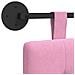 Testata appesa Montaggio a parete Rosa 130 x 55 x 5 cm Tessuto - Foto miniatura 9