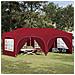 Tenda per feste a pop-up 575 x 288 x 245 cm Borgogna - Foto miniatura 2