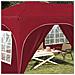 Tenda per feste a pop-up 575 x 288 x 245 cm Borgogna - Foto miniatura 3