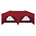 Tenda per feste a pop-up 575 x 288 x 245 cm Borgogna - Foto miniatura 6