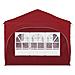 Tenda per feste a pop-up 575 x 288 x 245 cm Borgogna - Foto miniatura 7