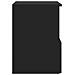Mobile da Bagno Nero 30 x 44,5 x 50 cm Legno ingegnerizzato - Foto miniatura 4