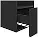 Mobile da Bagno Nero 30 x 44,5 x 50 cm Legno ingegnerizzato - Foto miniatura 6