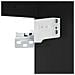Mobile da Bagno Nero 30 x 44,5 x 50 cm Legno ingegnerizzato - Foto miniatura 7