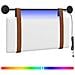 Testiera sospesa Con luce LED Bianco PU Antico - Foto miniatura 1