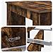 Tavolo da Pranzo 180 x 85 x 75 cm Legno ingegnerizzato - Foto miniatura 8