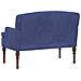 Loveseat con bottoni imbottiti Blu Polizia 111 x 65 x 79 cm - Foto miniatura 5