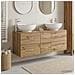 Set di mobili per il bagno 3 pz Rovere Artigianale - Foto miniatura 7