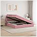 Letto con Contenitore con testiera Rosa 180 x 200 cm Velluto - Foto miniatura 2