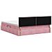 Letto con Contenitore con testiera Rosa 180 x 200 cm Velluto - Foto miniatura 9