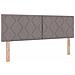 Letto box spring con materasso Tortora 140 x 200 cm Tessuto - Foto miniatura 5