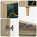 Mobile TV WIJHE 102 x 33 x 50 cm Sonoma Legno ingegnerizzato - Foto miniatura 6