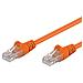 ICOC CCA6U-010-OR - Cavo di rete Patch CCA Cat. 6 Arancio UTP 1 m - Foto miniatura 1