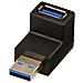 Adattatore USB 3.0 Tipo A 90° Giù - Foto miniatura 1
