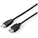 Cavo per trasferimento dati 128851 - USB - 3 m - Schermato - 1 x Tipo A Maschio USB - 1 x Tipo A Femmina USB - Cavo estensione - Nero - Foto miniatura 2