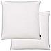 Cuscini 2 Pz Imbottitura Leggera Mix Di Piume 80x80 Cm Bianchi - Foto miniatura 1