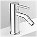 Miscelatore Per Bidet Con Scarico Serie Ceraline Art. bc197aa - Cromo Con Scarico A Magazzino - Foto miniatura 2