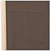 Divisorio A 6 Pannelli Marrone 240x170x4 Cm In Tessuto - Foto miniatura 7