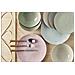 Salvia Set 4 Pezzi Piatti In Stoneware, Ceramica, Menta, 25x25x2.5 Cm - Foto miniatura 2