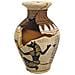 Decorativo Egitto Anfora Con Foro - Foto miniatura 1