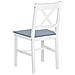 Set Da Pranzo In Legno Bianco / Grigio 4 Posti 120 X 75 Cm Moana - Foto miniatura 15