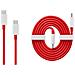 Oneplus 5481100047 Cavo Usb Tipo C Warp Charge Type-c 100cm Bianco Rosso - Foto miniatura 8
