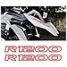 2pcs Adesivi R1200 Compatibile Con Moto Motorrad Lc R 1200 Gs R1200gs (red)  - Foto miniatura 1